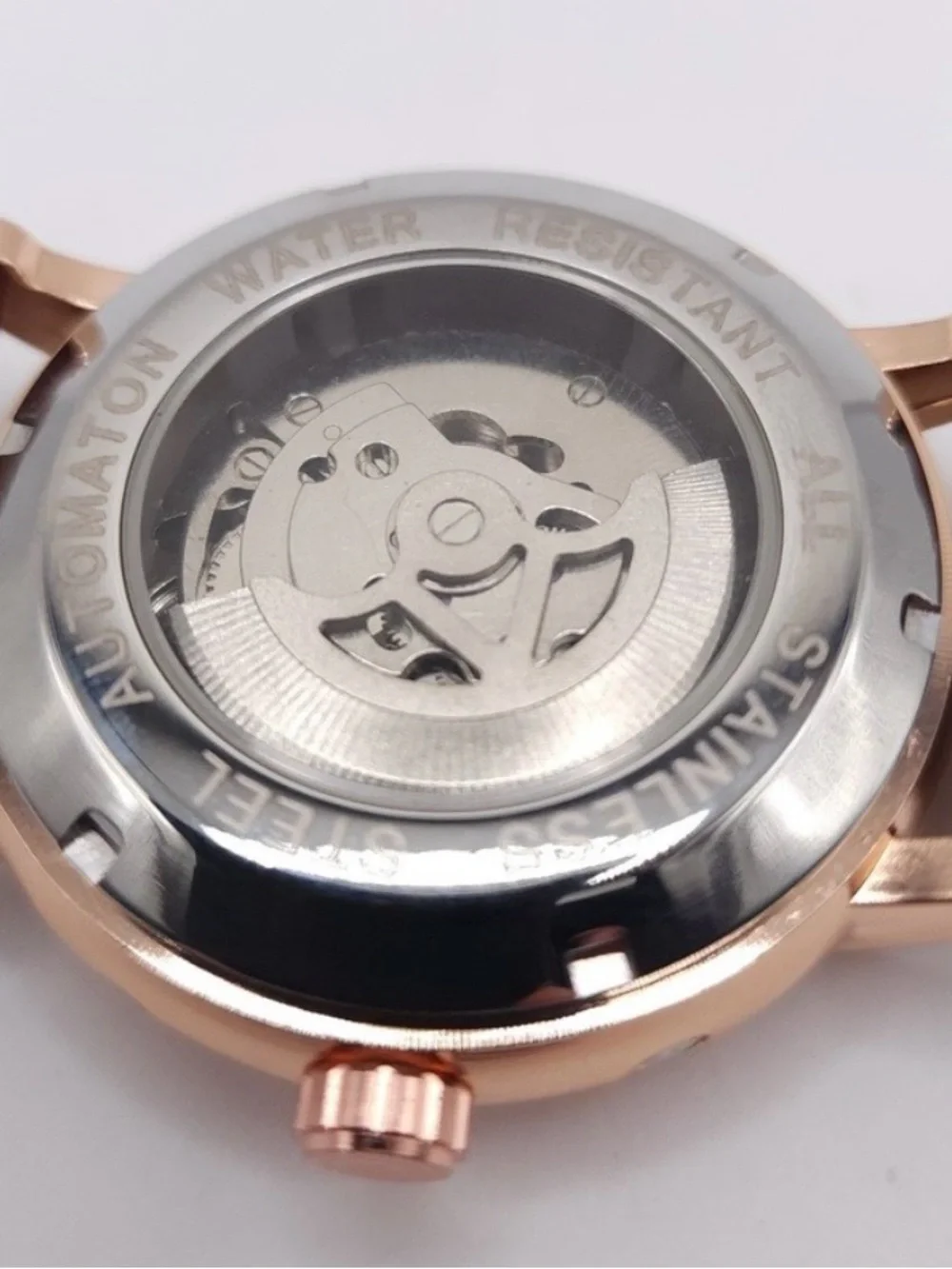 BIBI Automatic Gold Leather Watch